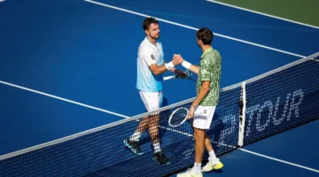 دانييل ميدفيديف يتأهل لربع نهائي بطولة دبي الحرة للتنس